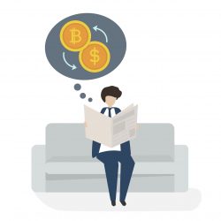 Illustration of people avatar business financial concept